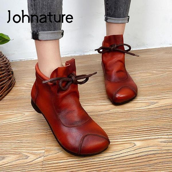 boots johnature shoes women 2021 winter lace-up genuine leather handmade round toe sewing flat with ankle platform, Black
boots johnature shoes women 2021 winter lace-up genuine leather handmade round toe sewing flat with ankle platform, Black