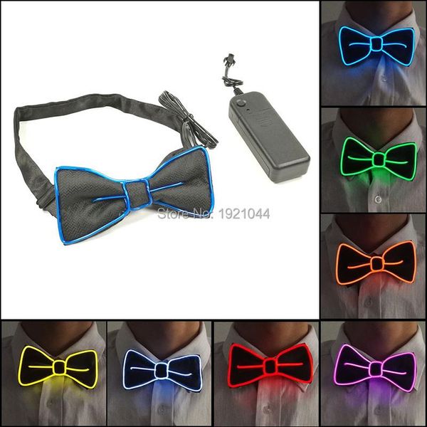 el luminous bow tie led men necktie neon flashing light up wedding glow party costume decoration
el luminous bow tie led men necktie neon flashing light up wedding glow party costume decoration