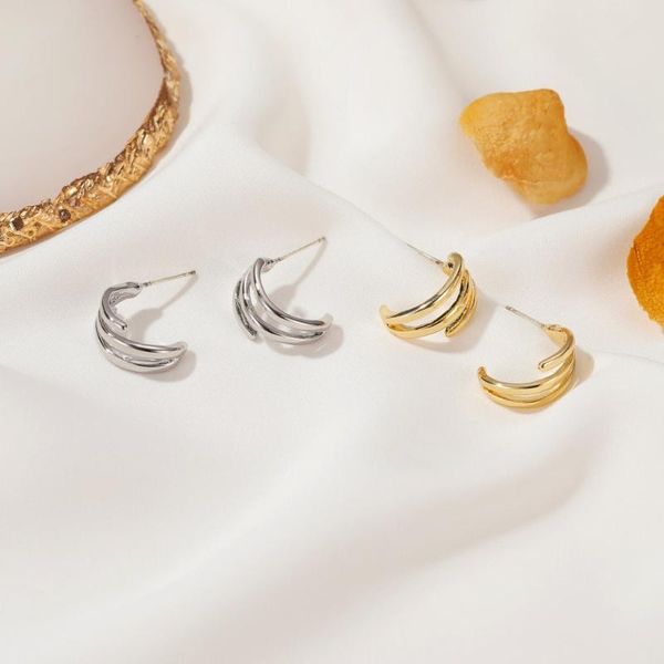 stud european and american creative design c-shaped hoop earrings simple cool personality net red, Golden;silver
stud european and american creative design c-shaped hoop earrings simple cool personality net red, Golden;silver
