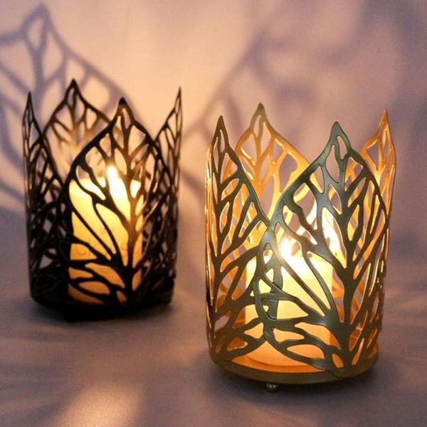 candle holders golden leaves tealight holder, modern style metal candlestick table decoration for wedding, dinner, party
candle holders golden leaves tealight holder, modern style metal candlestick table decoration for wedding, dinner, party