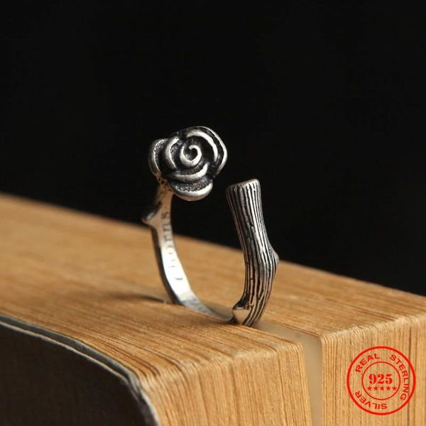 cluster rings mkendn 925 sterling silver black rose jewelry special flowers for women lady finger ring vintage retro style, Golden;silver
cluster rings mkendn 925 sterling silver black rose jewelry special flowers for women lady finger ring vintage retro style, Golden;silver