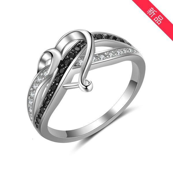 selling plated ring beset new lovers love simple engagement peach heart zircon alloy, Silver
selling plated ring beset new lovers love simple engagement peach heart zircon alloy, Silver