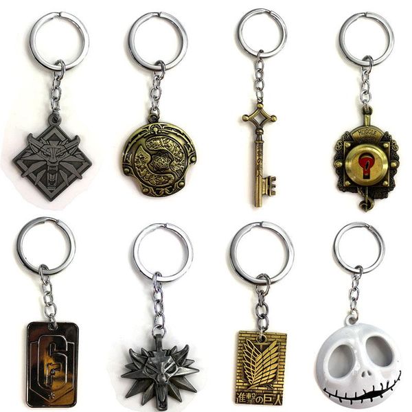 keychains fantastic beasts and where to find them jack skellington attack on titan costumes necklace alloy keychain pendant gift, Silver
keychains fantastic beasts and where to find them jack skellington attack on titan costumes necklace alloy keychain pendant gift, Silver