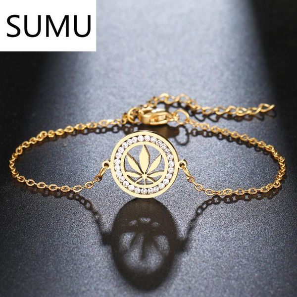 link, chain sumu 316l stainless steel for women crystal bracelet fashionable hollow charm bracelets jewelry gift, Black
link, chain sumu 316l stainless steel for women crystal bracelet fashionable hollow charm bracelets jewelry gift, Black