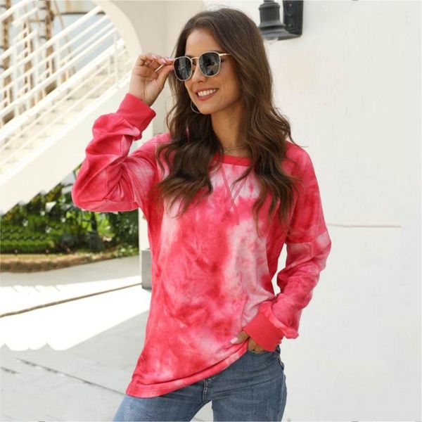 women's hoodies & sweatshirts autumn fashion round neck loose casual bat sleeve tie-dyed shirt women, Black
women's hoodies & sweatshirts autumn fashion round neck loose casual bat sleeve tie-dyed shirt women, Black