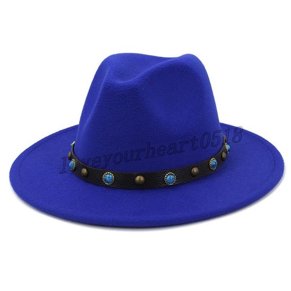 women winter women's fedoras hats solid panama felt jazz caps vintage national style church hats, Blue;gray
women winter women's fedoras hats solid panama felt jazz caps vintage national style church hats, Blue;gray