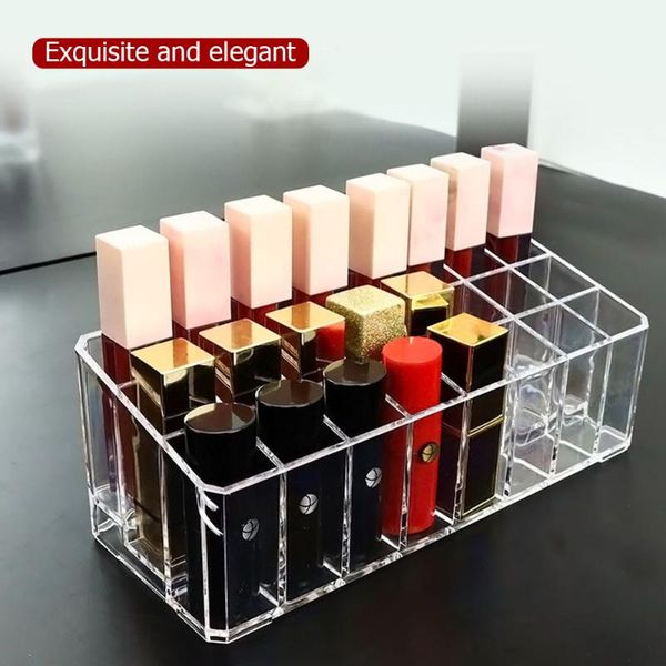 storage boxes & bins 24 grid lipstick box acrylic makeup organizer nail polish display stand holder cosmetic /
storage boxes & bins 24 grid lipstick box acrylic makeup organizer nail polish display stand holder cosmetic /