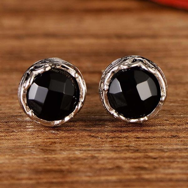 hoop & huggie real s925 sterling silver feminine style round lace black agate earrings exquisite commemorative gift jewelry, Golden;silver
hoop & huggie real s925 sterling silver feminine style round lace black agate earrings exquisite commemorative gift jewelry, Golden;silver