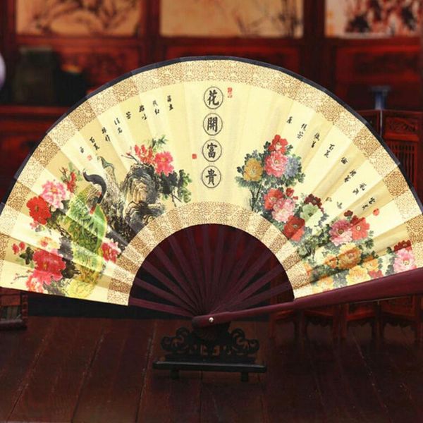 chinese style lotus flower pattern silk bamboo folding hand fan for men vintage pocket party favor
chinese style lotus flower pattern silk bamboo folding hand fan for men vintage pocket party favor