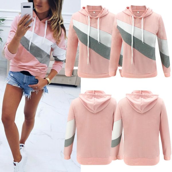 women's hoodies & sweatshirts autumn women long sleeve loose sweatshirt casual color patchwork o neck pullovers streetwear 2hp, Black
women's hoodies & sweatshirts autumn women long sleeve loose sweatshirt casual color patchwork o neck pullovers streetwear 2hp, Black