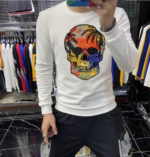 men's hoodies & sweatshirts winter round turtleneck sweatshirt autumn diamond stone man-neck hoodies boys drill neck pullover s, Black
men's hoodies & sweatshirts winter round turtleneck sweatshirt autumn diamond stone man-neck hoodies boys drill neck pullover s, Black