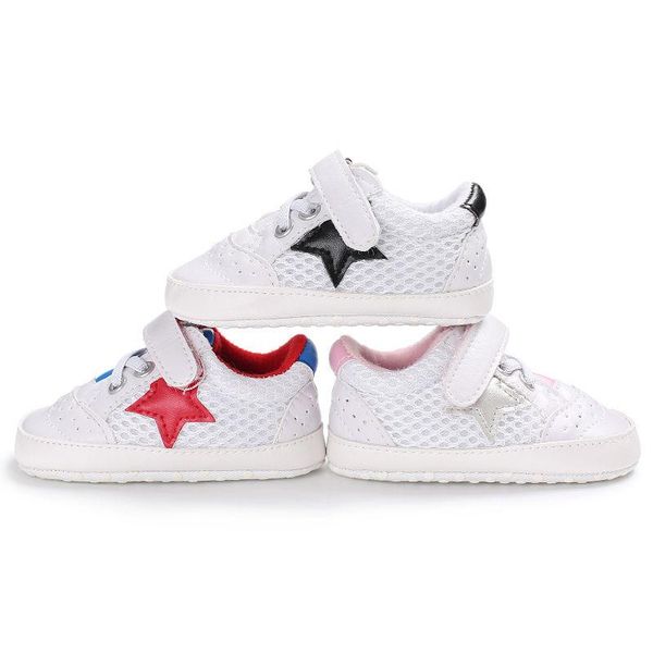 first walkers born baby shoes boys girls infant sneaker soft sole five star pattern anti-slip hook-loop walker
first walkers born baby shoes boys girls infant sneaker soft sole five star pattern anti-slip hook-loop walker