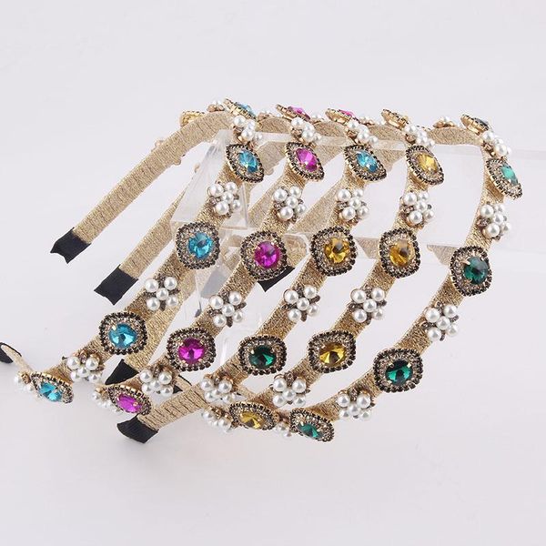 hair clips & barrettes fashion personality gold silk edge wrapped color rhinestone geometric pearl headband ladies travel street accessorie8, Golden;silver
hair clips & barrettes fashion personality gold silk edge wrapped color rhinestone geometric pearl headband ladies travel street accessorie8, Golden;silver