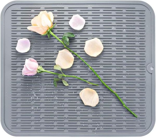 kitchen storage & organization silicone dish drying mat easy clean dishwasher safe heat resistant eco-friendly trivet grey
kitchen storage & organization silicone dish drying mat easy clean dishwasher safe heat resistant eco-friendly trivet grey