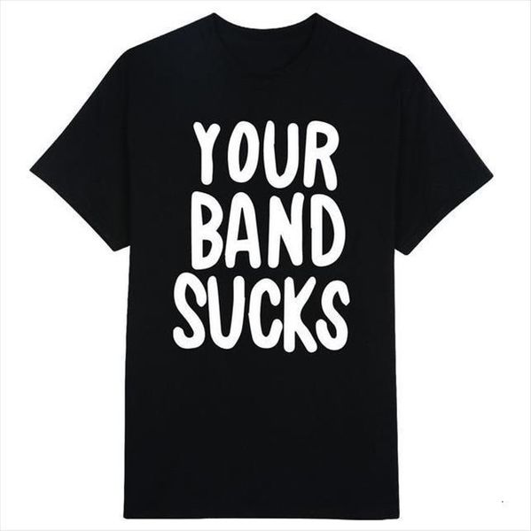 your band sucks letters men t shirts print tshirts cotton casual funny for tee hipster black z 247, White;black
your band sucks letters men t shirts print tshirts cotton casual funny for tee hipster black z 247, White;black