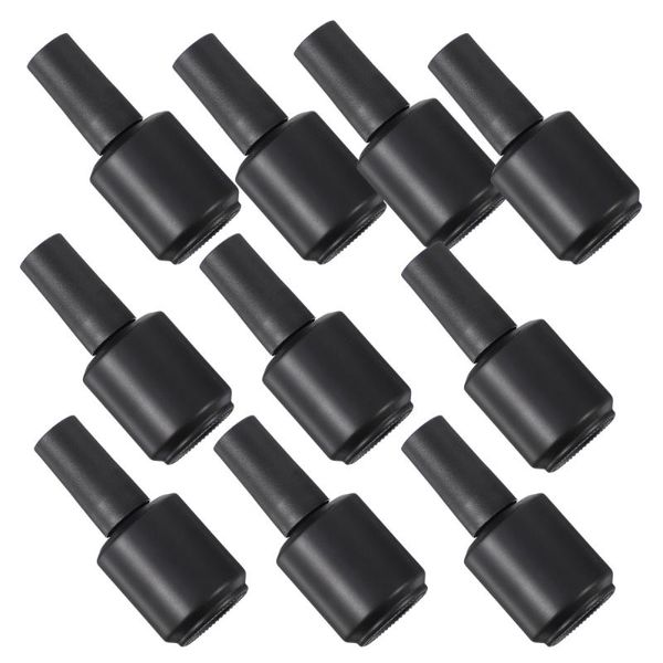 10pcs glass nail bottles art supplies polish container dispenser storage & jars