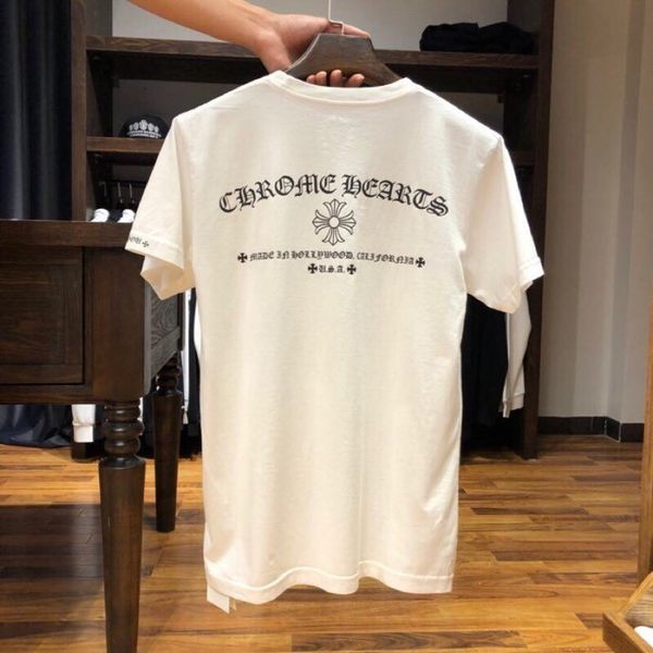 fashion brand ch short t-shirt men's and women's loose cotton printed t-shirt lovers' round neck half sleeve s, White;black
fashion brand ch short t-shirt men's and women's loose cotton printed t-shirt lovers' round neck half sleeve s, White;black
