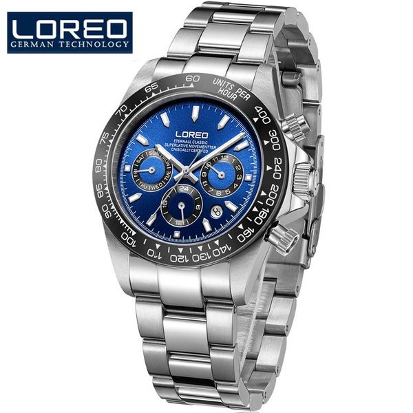 wristwatches loreo black ceramic bezel mechanical wristwatch men watches stainless steel 200m waterproof automatic watch 9216, Slivery;brown
wristwatches loreo black ceramic bezel mechanical wristwatch men watches stainless steel 200m waterproof automatic watch 9216, Slivery;brown