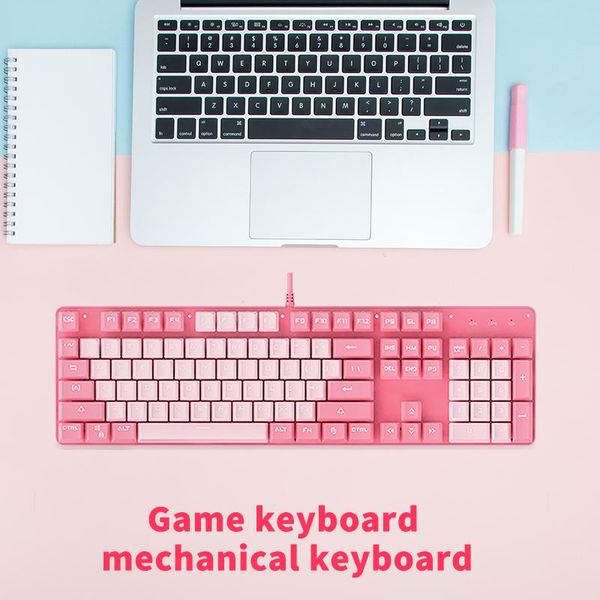 mechanical keyboard 104 (keys) shaft ergonomic design swappable switch support lighting effects keyboards
mechanical keyboard 104 (keys) shaft ergonomic design swappable switch support lighting effects keyboards