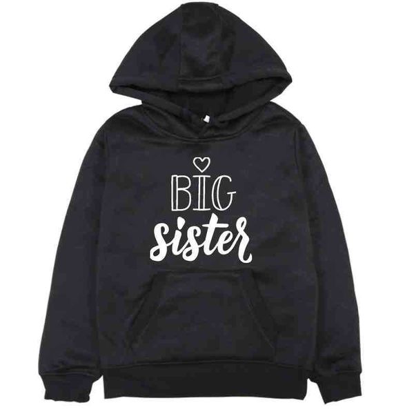 big sister printed hooded sweater autumn and winter casual middle school long sleeved pullover with plush hooded children's wear, Black
big sister printed hooded sweater autumn and winter casual middle school long sleeved pullover with plush hooded children's wear, Black