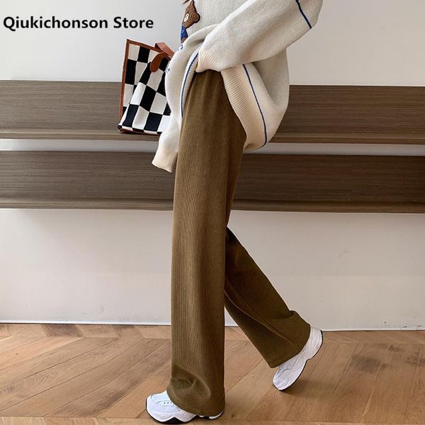 women's pants & capris autumn winter women korean fashion streetwear casual loose high waist fleece corduroy wide leg black trousers, Black;white
women's pants & capris autumn winter women korean fashion streetwear casual loose high waist fleece corduroy wide leg black trousers, Black;white
