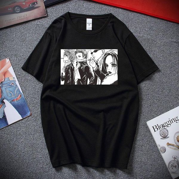 men's t-shirts japanese anime fashion manga nana osaki women's t-shirt pure cotton o-neck print streetwear girl harajuku short sle, White;black
men's t-shirts japanese anime fashion manga nana osaki women's t-shirt pure cotton o-neck print streetwear girl harajuku short sle, White;black