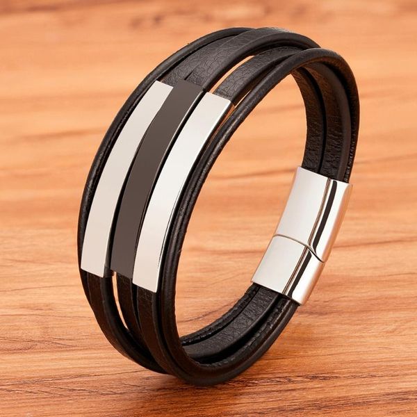 charm bracelets style braided wrap stainless steel men's leather bracelet multi-layer combination accessory fashion man jewelry wholesa, Golden;silver
charm bracelets style braided wrap stainless steel men's leather bracelet multi-layer combination accessory fashion man jewelry wholesa, Golden;silver