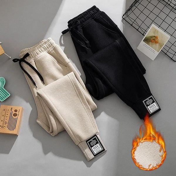 women's pants & capris plus size velvet thick harem women high waist autumn winter korean trousers baggy nine fashion points sweatpants, Black;white
women's pants & capris plus size velvet thick harem women high waist autumn winter korean trousers baggy nine fashion points sweatpants, Black;white
