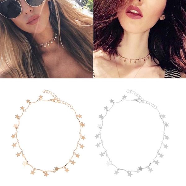chains gold chain small female meteor sequin simple layered necklace ladies jewelry, Silver
chains gold chain small female meteor sequin simple layered necklace ladies jewelry, Silver