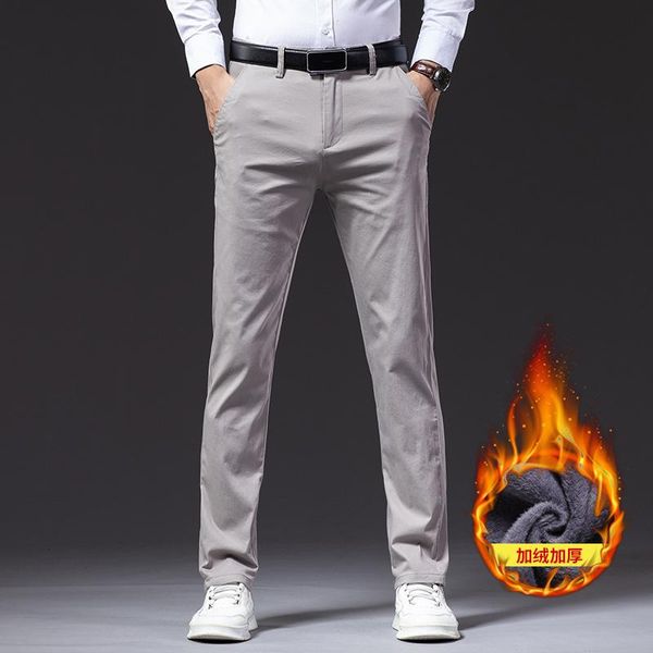 men's pants brand clothing winter fleece warm thick men business fashion stretch velvet black gray blue casual trousers plus size 38
men's pants brand clothing winter fleece warm thick men business fashion stretch velvet black gray blue casual trousers plus size 38
