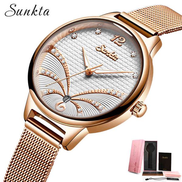 sunkta rose gold watch women watches ladies creative steel women bracelet watches female waterproof clock relogio feminino 210517, Slivery;brown
sunkta rose gold watch women watches ladies creative steel women bracelet watches female waterproof clock relogio feminino 210517, Slivery;brown