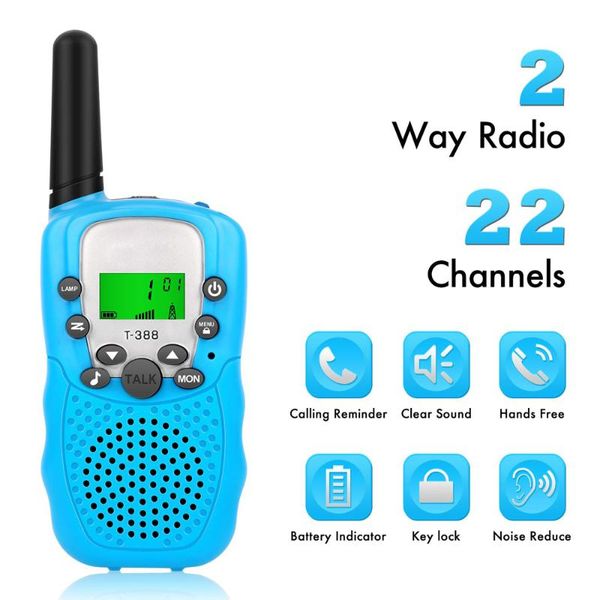 walkie talkie children 2 pcs children's radio walkie-talkie kids birthday gift toys for boys girls 100-800m range
walkie talkie children 2 pcs children's radio walkie-talkie kids birthday gift toys for boys girls 100-800m range