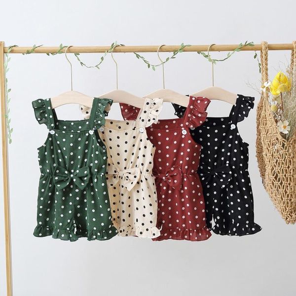 clothing sets toddler baby girls ruffles dot printed bowknot suspender romper jumpsuit give your a colorful summer, White
clothing sets toddler baby girls ruffles dot printed bowknot suspender romper jumpsuit give your a colorful summer, White