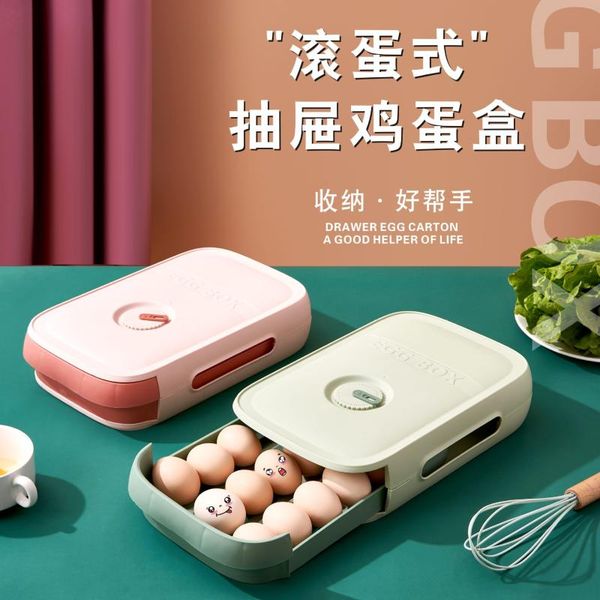 refrigerator egg storage box household fresh keeping creative kitchen sorting rack drawer type rolling organizer bottles & jars
refrigerator egg storage box household fresh keeping creative kitchen sorting rack drawer type rolling organizer bottles & jars