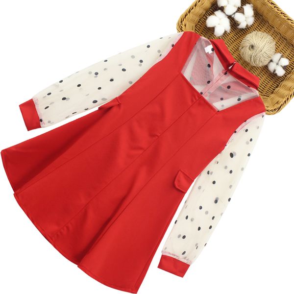kids dresses for girls patchwork girls party dress dot children dresses spring autumn childrens clothing, Red;yellow
kids dresses for girls patchwork girls party dress dot children dresses spring autumn childrens clothing, Red;yellow