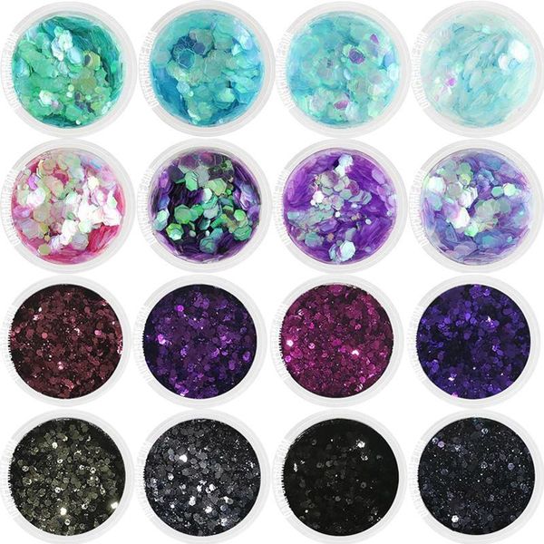 1box 10ml nail art glitter hexagon flakes 16color for eye face body shiny sequin decor 0.2-2mm1, Silver;gold
1box 10ml nail art glitter hexagon flakes 16color for eye face body shiny sequin decor 0.2-2mm1, Silver;gold