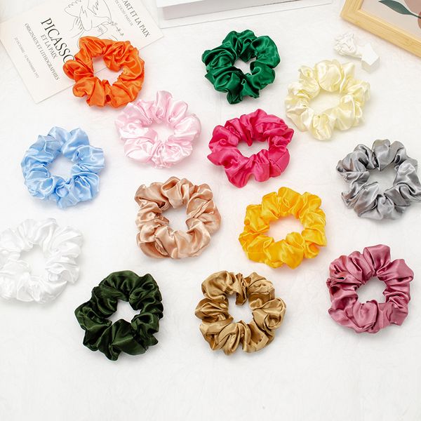 european other fashion accessories and american imitation silk satin simple fabric pure color hair rope, Silver
european other fashion accessories and american imitation silk satin simple fabric pure color hair rope, Silver