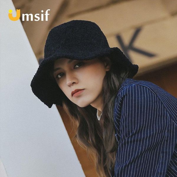 cloches autumn winter bucket hats for women men simple thick campaniform cotton hat female panama fisherman caps women's fishing cap, Blue;gray
cloches autumn winter bucket hats for women men simple thick campaniform cotton hat female panama fisherman caps women's fishing cap, Blue;gray