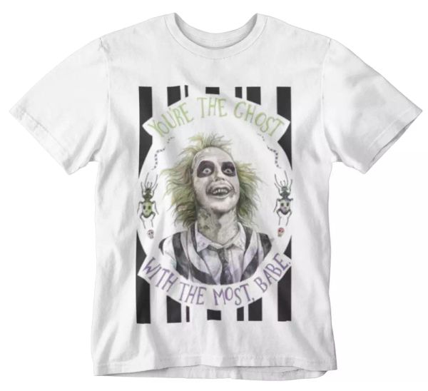 beetlejuice t-shirt ghost with the most babe tee movie retro film 80s 90s, White;black
beetlejuice t-shirt ghost with the most babe tee movie retro film 80s 90s, White;black