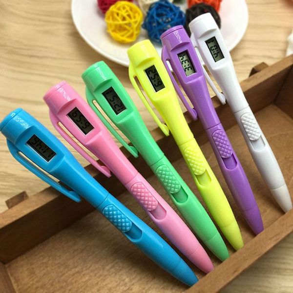 ballpoint pens 1pcs novelty pen with digital clock electronic exam watch school office supply writing tools blue ink, Blue;orange
ballpoint pens 1pcs novelty pen with digital clock electronic exam watch school office supply writing tools blue ink, Blue;orange