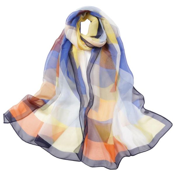 scarves 2021 luxury summer crepe scarf women silk hijab long geometric print shawl wraps foulard bandanas pastal neckerchief soft band, Blue;gray
scarves 2021 luxury summer crepe scarf women silk hijab long geometric print shawl wraps foulard bandanas pastal neckerchief soft band, Blue;gray