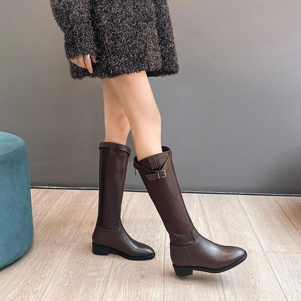boots qzyerai 2021 women genuine leather fashion handmade classic european and american women's knee-high, Black
boots qzyerai 2021 women genuine leather fashion handmade classic european and american women's knee-high, Black