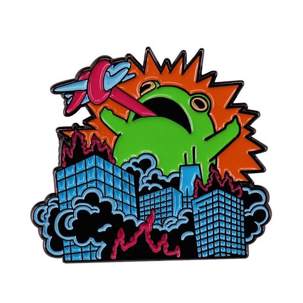 pins, brooches colourful frogs enamel pin city explosion brooch giant amphibians jewelry, Gray
pins, brooches colourful frogs enamel pin city explosion brooch giant amphibians jewelry, Gray