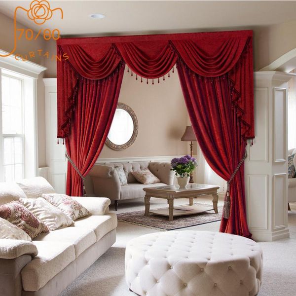 curtain & drapes european style drapery finished window valance high-end custom blackout curtains for living room bedroom
curtain & drapes european style drapery finished window valance high-end custom blackout curtains for living room bedroom