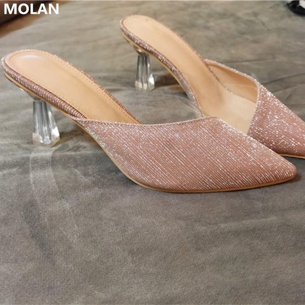 brand designer 2021 spring fashion elegant bling transparent high heels pointed woman pumps socofy lady shoes footwear dress, Black
brand designer 2021 spring fashion elegant bling transparent high heels pointed woman pumps socofy lady shoes footwear dress, Black
