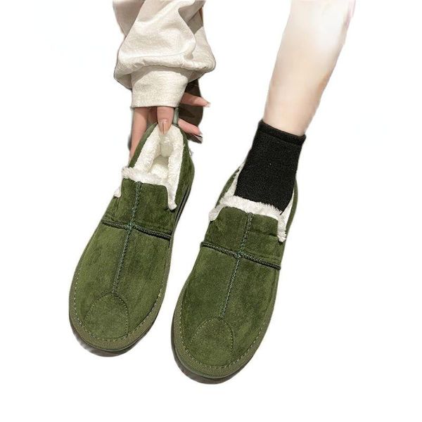 boots est women snow woman thickened and velvet autumn winter pedal cotton shoes non-slip flat bottom short tube to keep warm, Black
boots est women snow woman thickened and velvet autumn winter pedal cotton shoes non-slip flat bottom short tube to keep warm, Black