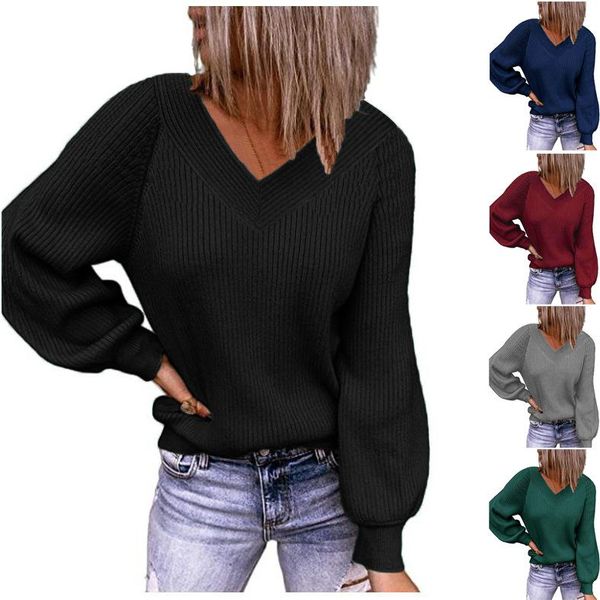 women's sweaters oversized jumpers 2021 spring long sleeve knitted sweater v-neck jumper for women loose office lady casual pullover, White;black
women's sweaters oversized jumpers 2021 spring long sleeve knitted sweater v-neck jumper for women loose office lady casual pullover, White;black