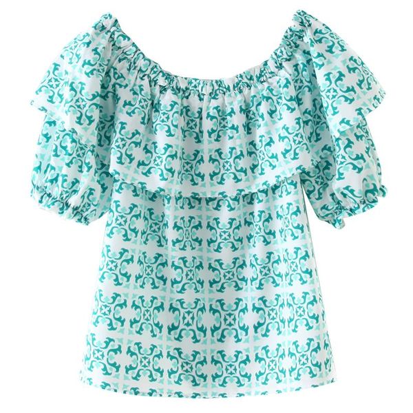 women's blouses & shirts women blouse summer short sleeve chiffon casual thin blusas print ladies clothes china, White
women's blouses & shirts women blouse summer short sleeve chiffon casual thin blusas print ladies clothes china, White