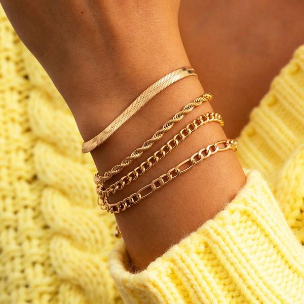 tennis women's multilayer bracelet set, metal rope chain, retro style, bohemian, gold and sier, 2021, Golden;silver
tennis women's multilayer bracelet set, metal rope chain, retro style, bohemian, gold and sier, 2021, Golden;silver