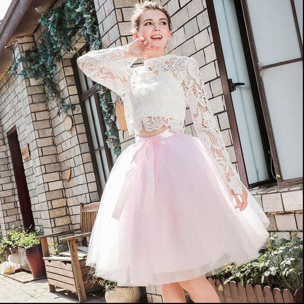 5 layers midi tulle fashion women skirts tutu elegant wedding bridal bridesmaid lolita underskirt petticoat, Black
5 layers midi tulle fashion women skirts tutu elegant wedding bridal bridesmaid lolita underskirt petticoat, Black